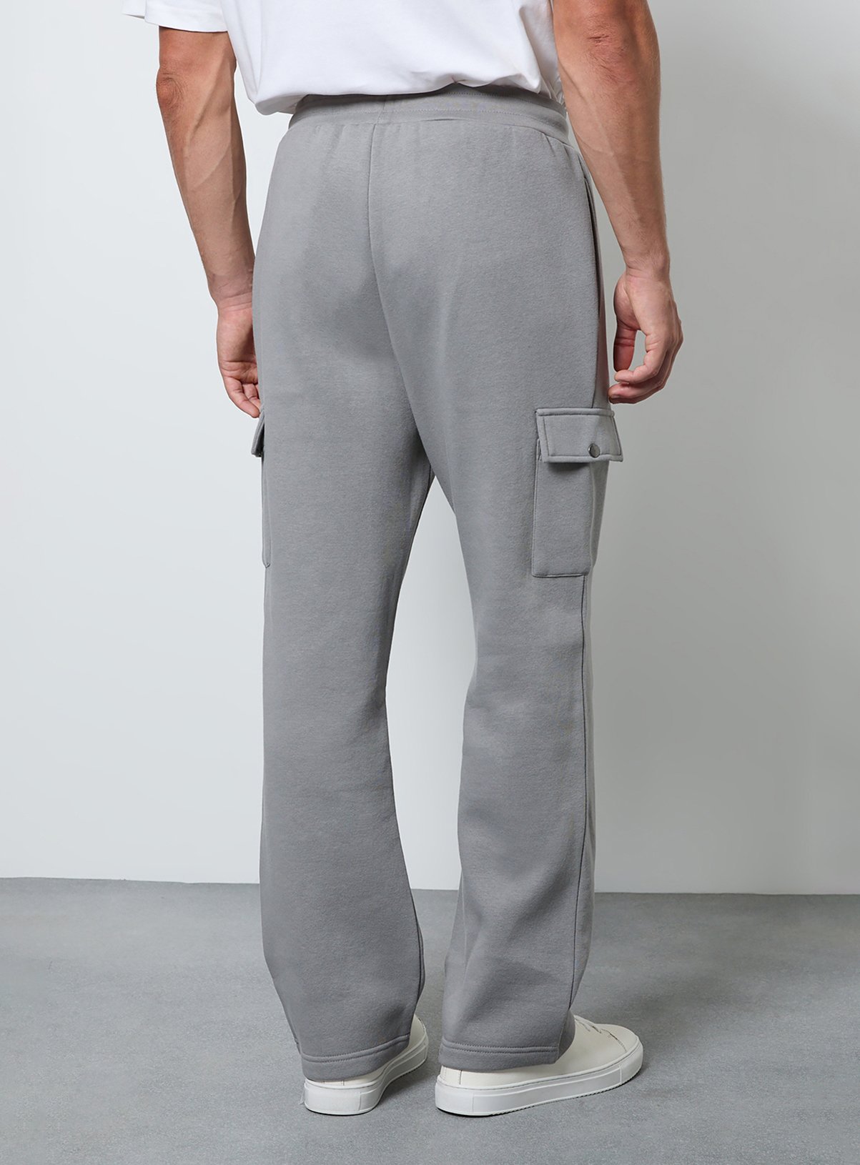 BURTON Light Grey Straight Fit Cargo Jogger S - Image 3 thumbnail